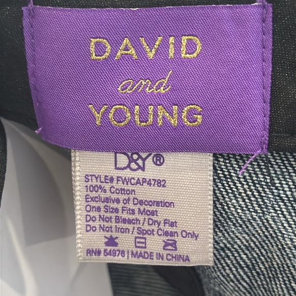 David and Young Patriotic Baseball Cap. - Picture 8 of 8